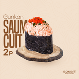 Gunkan Saumon Cuit - 2 Pièces