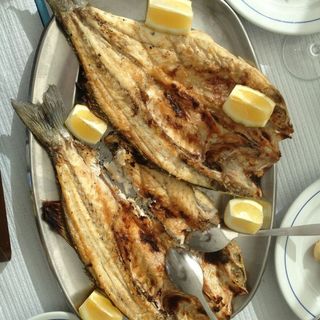 Robalo grelhado 