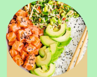 Poke regular salmone