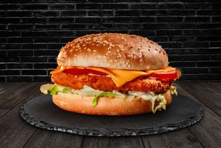Chicken cheesy burger