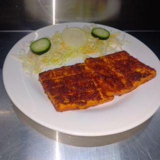 Paneer Tikka + Chips OR Naan