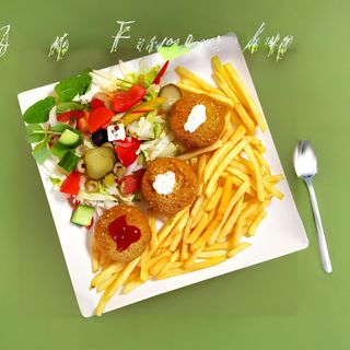 Falafel na talerzu XL