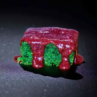 Vegan spinach cake