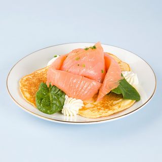 Pancakes al salmone