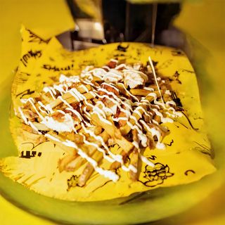 Смаш картофки с пилешко (350г)