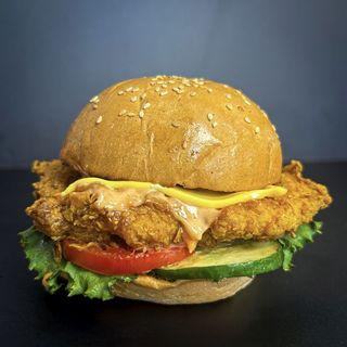 Chicken-Cheese Burger