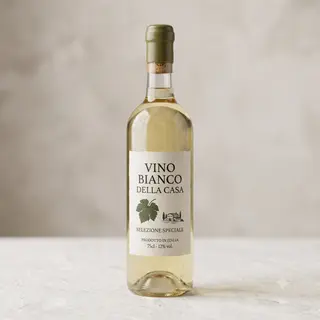 Bottiglia Di Vino Bianco Della Casa 750 Ml.
