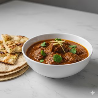 Piatto beef karahi
