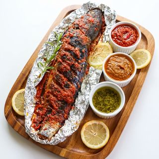 Charcoal Grilled Catfish