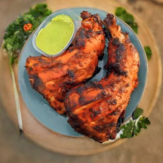 Пилешка половинка тандури