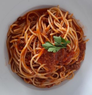 Spaghetti Con Salsa Boloñesa