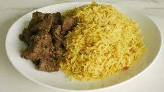 ½ Pilao + ½ Chips + Liver