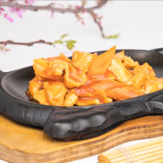 68. Maiale alla piastra piccante