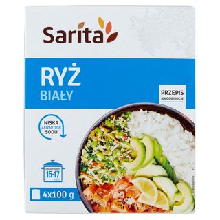 Sarita Ryż Biały Saszetki 4x100g