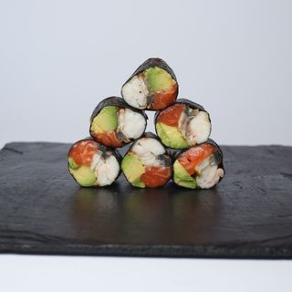 Рол без рису мікс риби (170г/8шт)