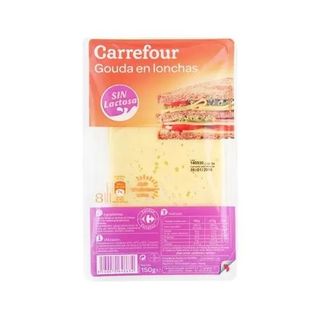 Queso Gouda Loncheado Carrefour 150 Gr.