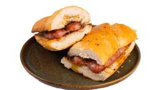 Panino con salsiccia piccante