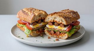 Sandwich Mixte Œuf & Merguez
