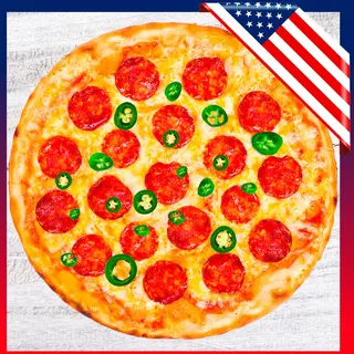 Pizza Peperoni-Jalapeño (28-30cm)