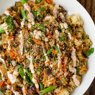 Teriyaki chicken fried rice 