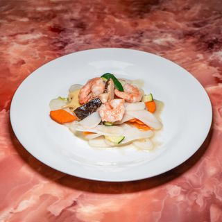 Gnocchi di Riso con Frutti di Mare