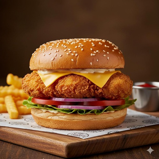 Hamburguesa Crispy Chicken