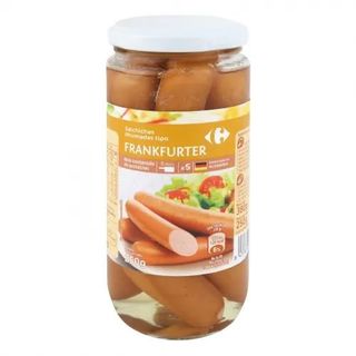 Salchichas Frankfurt Ahumadas Carrefour 250 Gr.