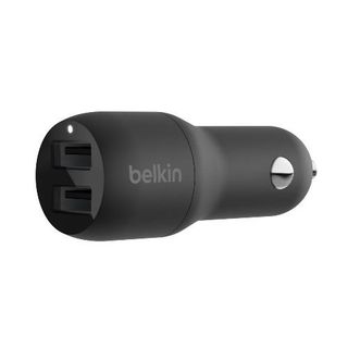 Cargador Dual Para Coche Belkin Boost Charge Usb-A 24 W  Negro - 0745883790425