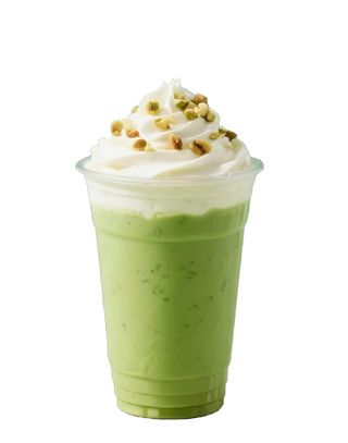 Frappuccino matcha con panna