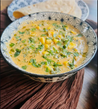 Methi corn masala