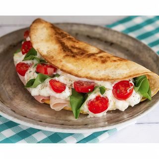 Piadina loca de Búfala y pesto