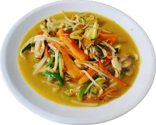 89-Verduras con salsa curry