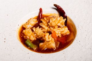 160. Calamari in salsa piccante