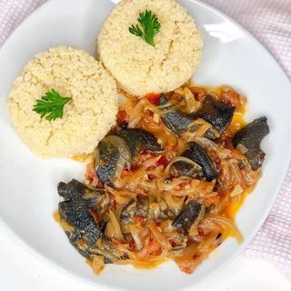 Escargot + Attiéké