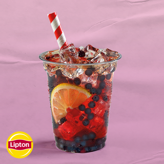 RED ORANGE BUBBLE TEA