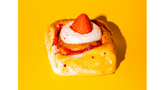 Bułka truskawka wanilia