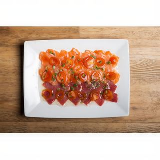 Ceviche tuna salmon