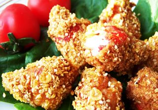 Paluszki krabowe w sezamie