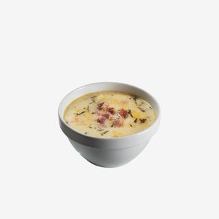 Ciorba de cartofi cu afumatura