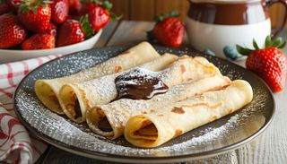 Clatite cu ciocolata