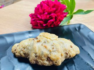 Мини пълнозърнест кроасан