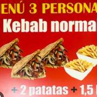 Oferta de pareja de 3 kebabs