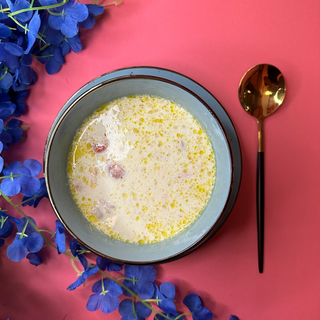 Сирний суп з лососем та креветками 300гр