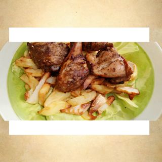 Pulpă de pui la ceaun