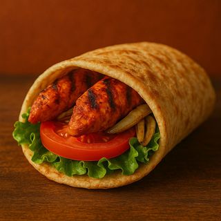 Tikka wrap Menu