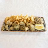 Tacos De Pescado Frito Con Mojo Al Cilantro