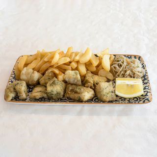 Tacos De Pescado Frito Con Mojo Al Cilantro