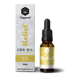 Ulei Happease 10% CBD - Relief, Lemon Tree, 10ml