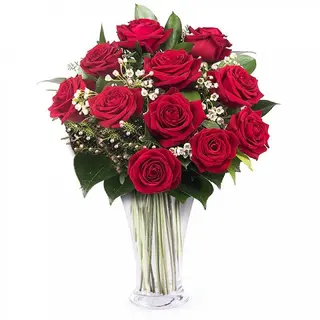 11 Rose rosse