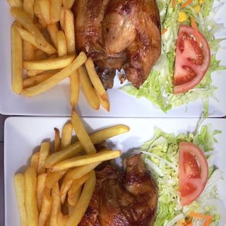 Menú 14 Pollo Asado Entero